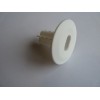 White Double Cable Entry Tidy - Pack of 4